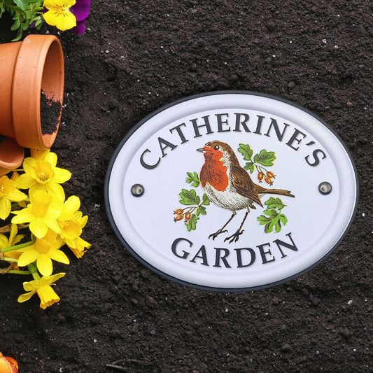 British Birds Decorative Garden Sign - Catherine