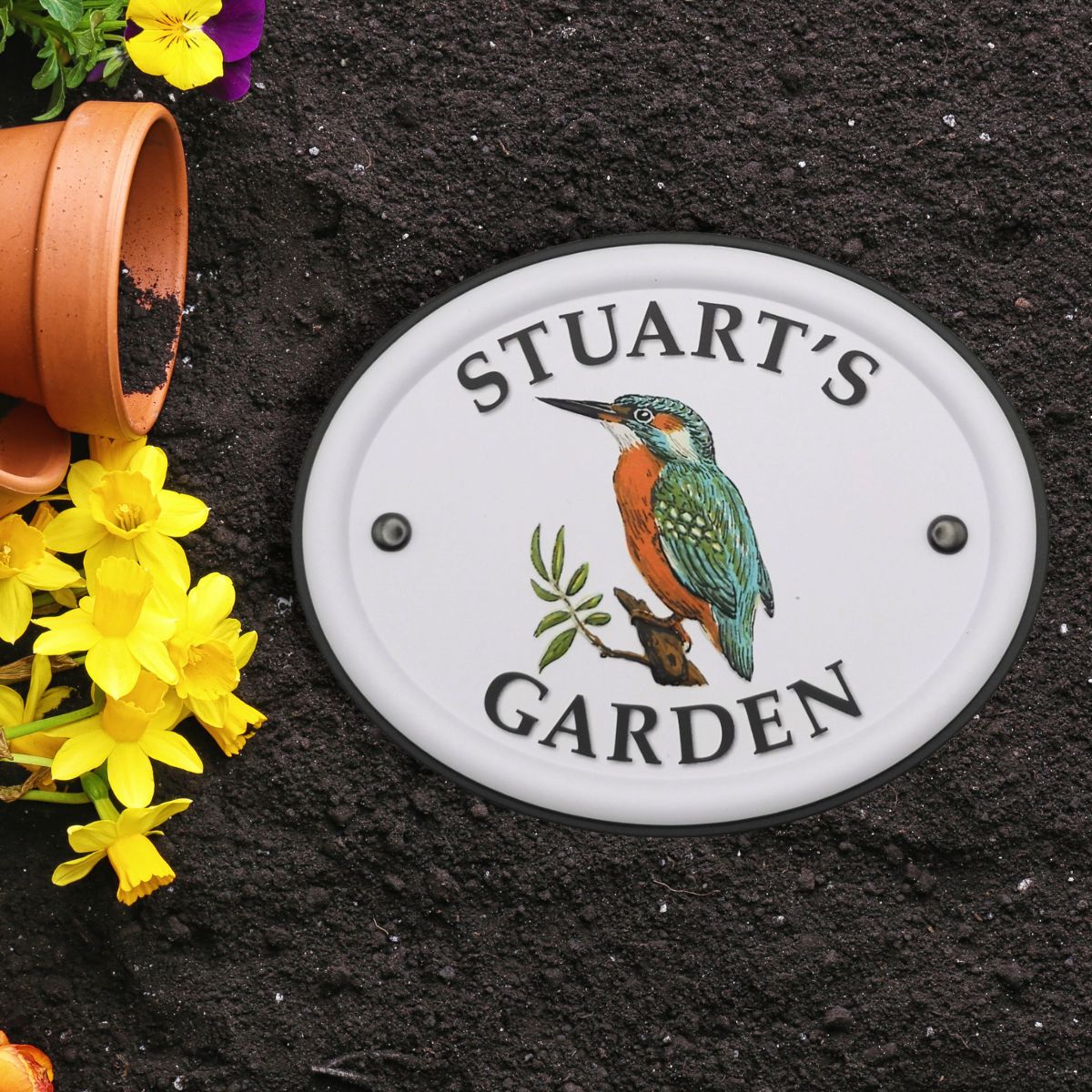 British Birds Decorative Garden Sign - Stuart