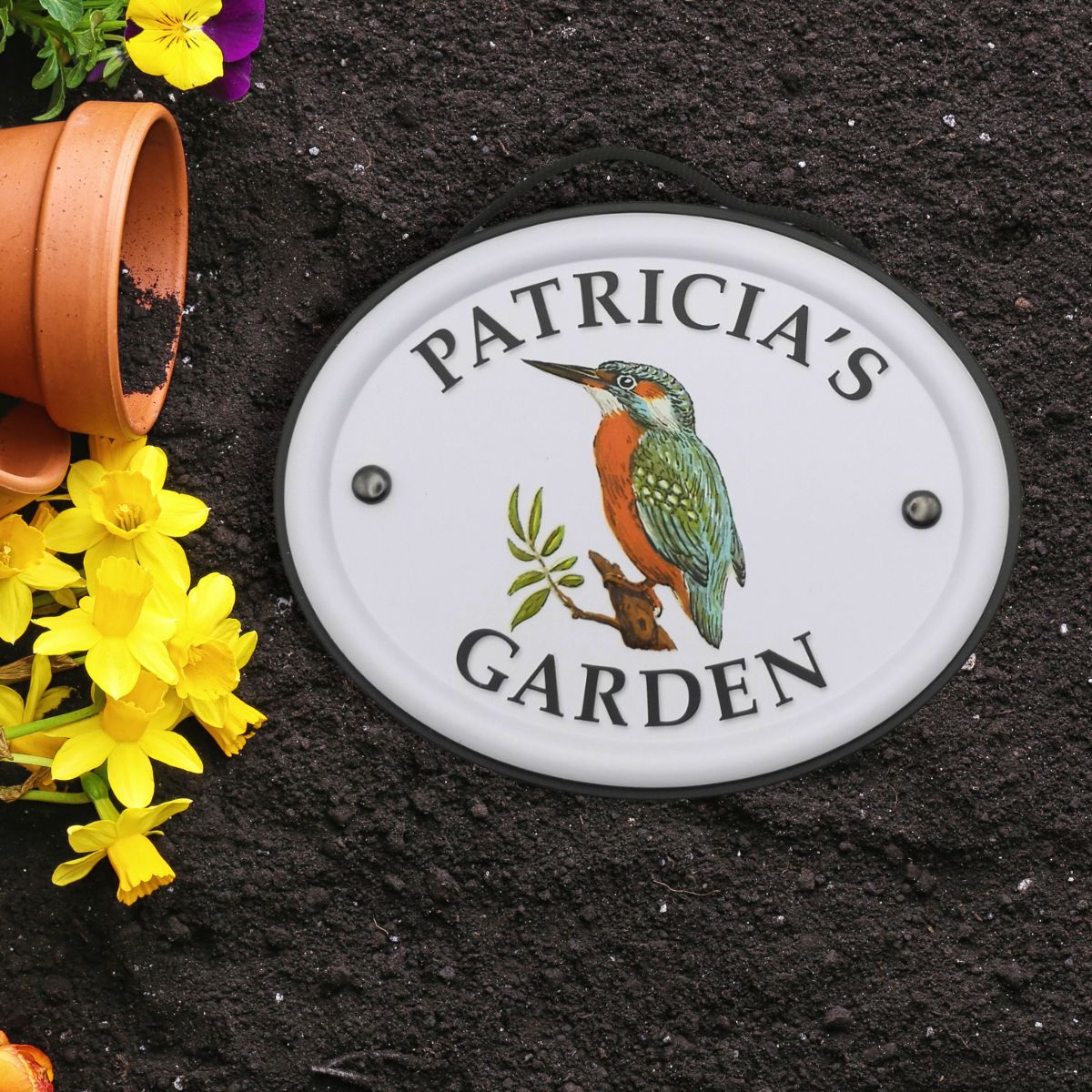 British Birds Decorative Garden Sign - Patricia