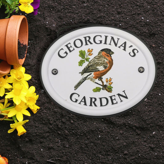 British Birds Decorative Garden Sign - Georgina