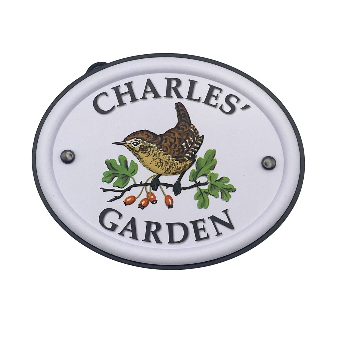 British Birds Decorative Garden Sign - Charles