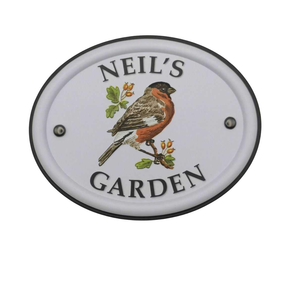 British Birds Decorative Garden Sign - Neil
