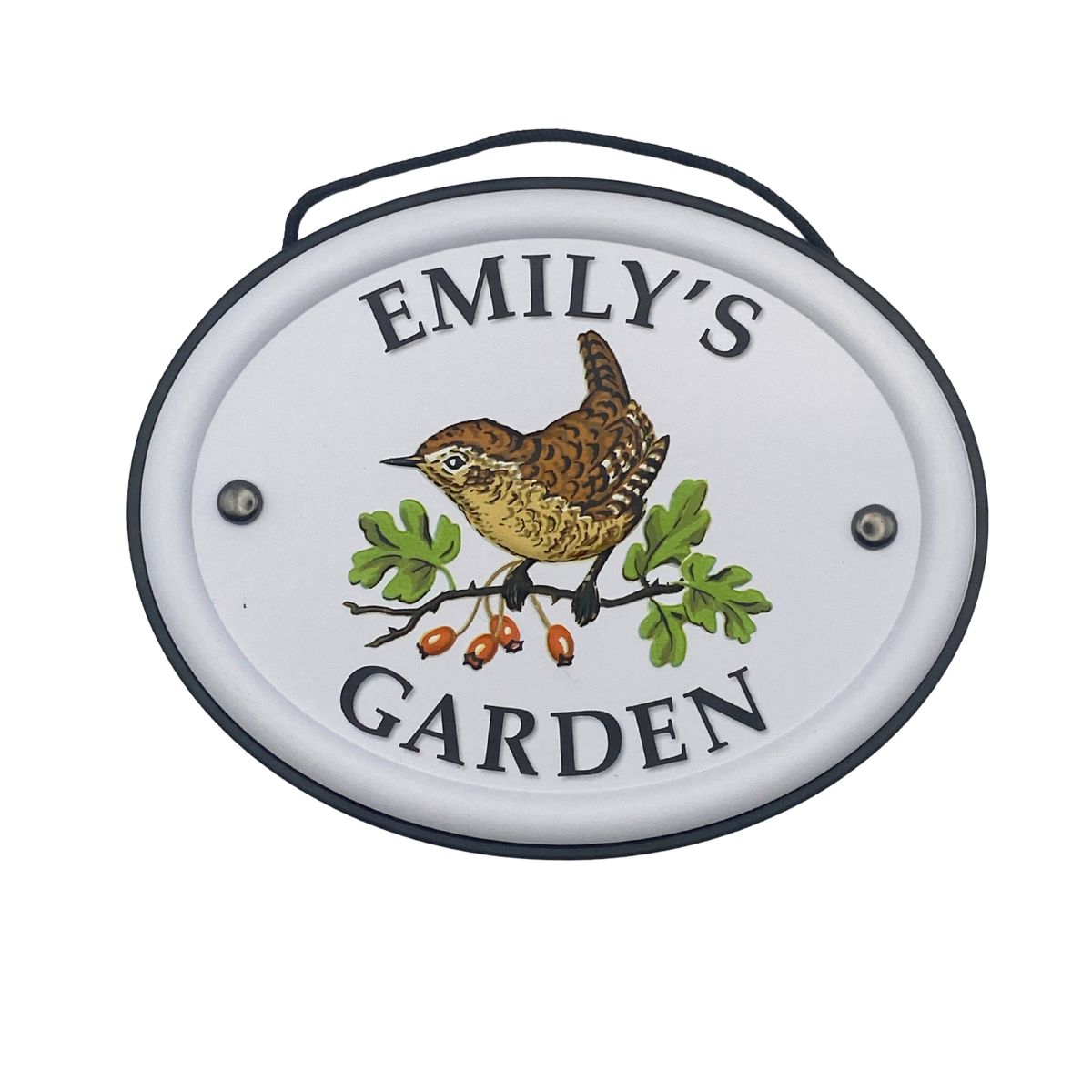 British Birds Decorative Garden Sign - Emily