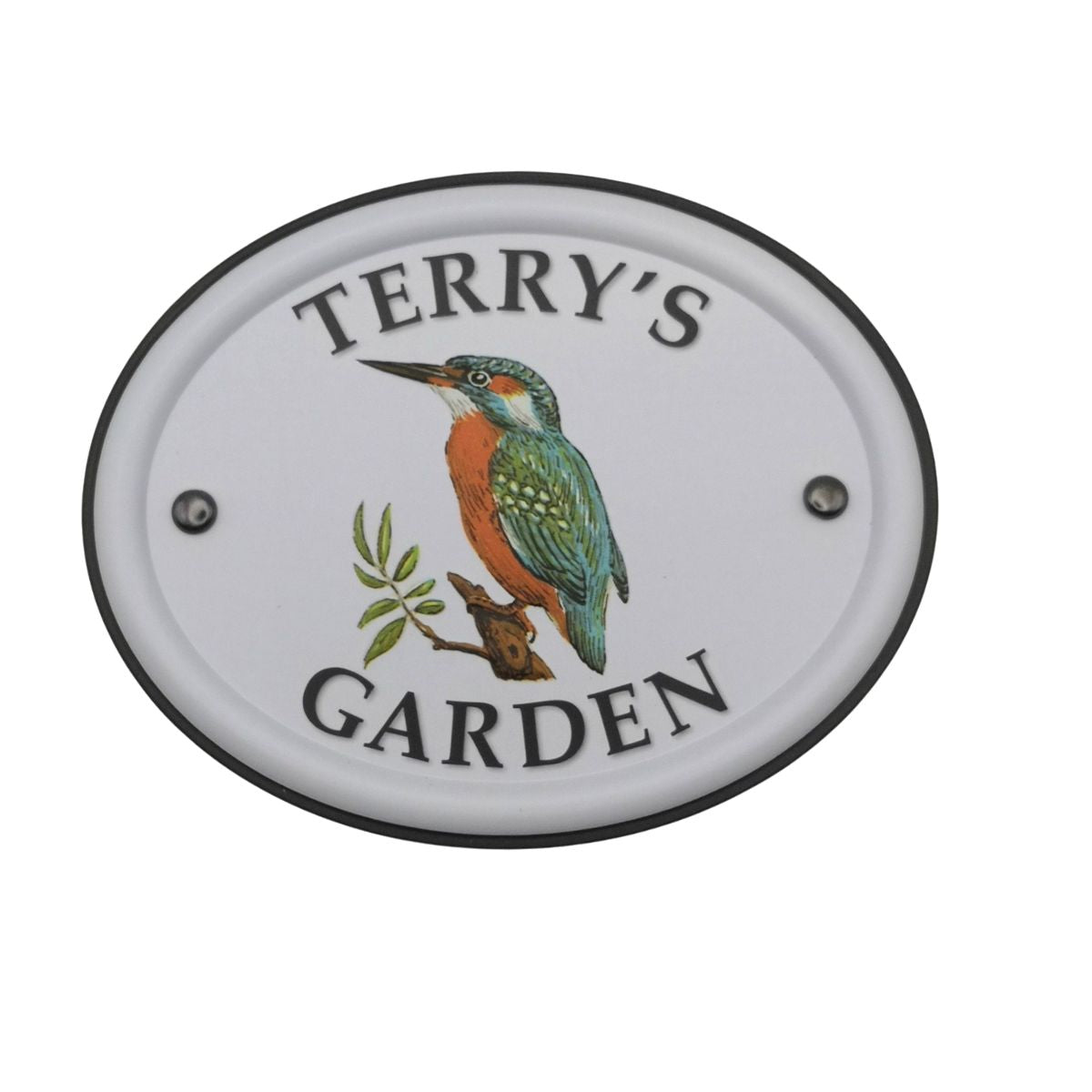 British Birds Decorative Garden Sign - Terry