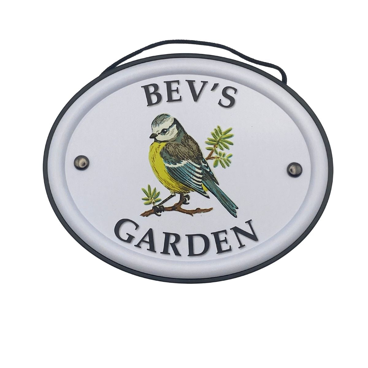 British Birds Decorative Garden Sign - Bev