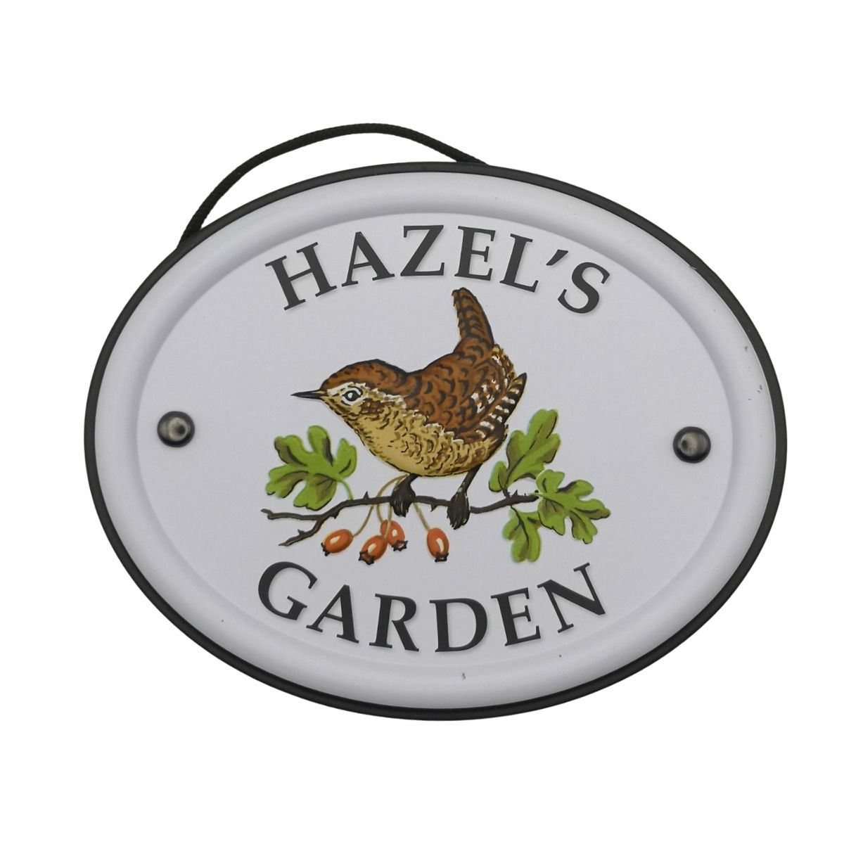 British Birds Decorative Garden Sign - Hazel