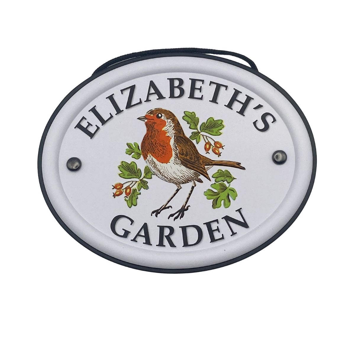 British Birds Decorative Garden Sign - Elizabeth