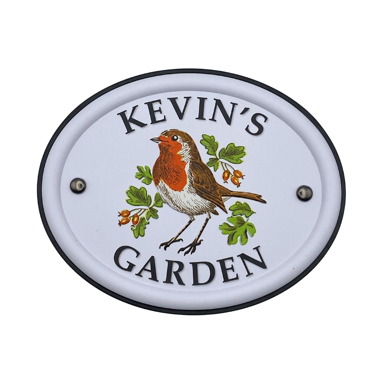 British Birds Decorative Garden Sign - Kevin
