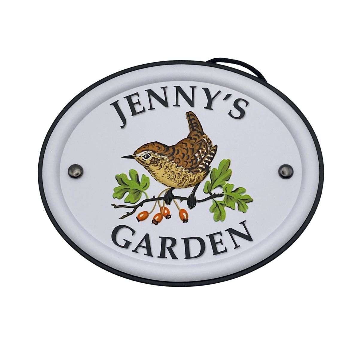 British Birds Decorative Garden Sign - Jenny