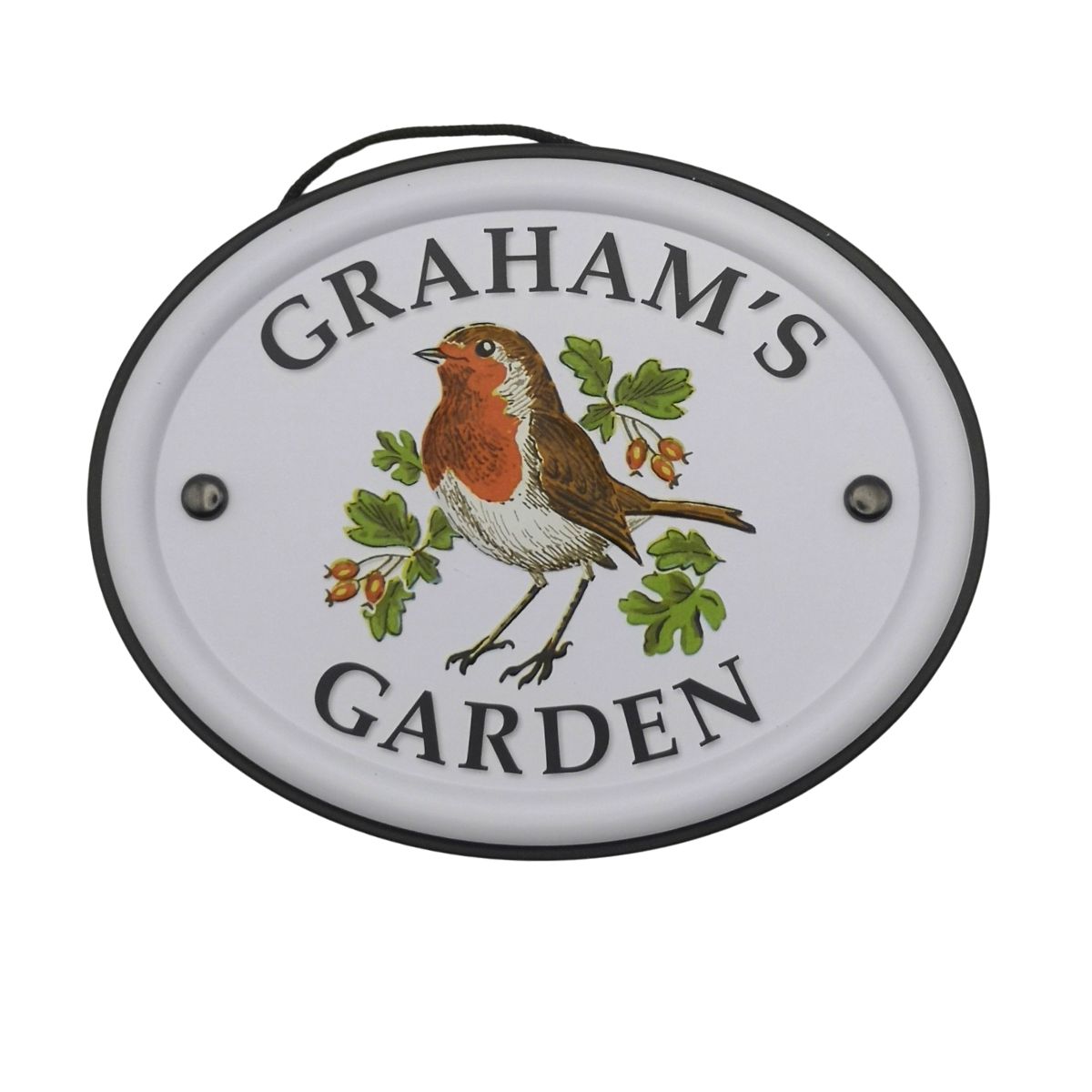 British Birds Decorative Garden Sign - Graham