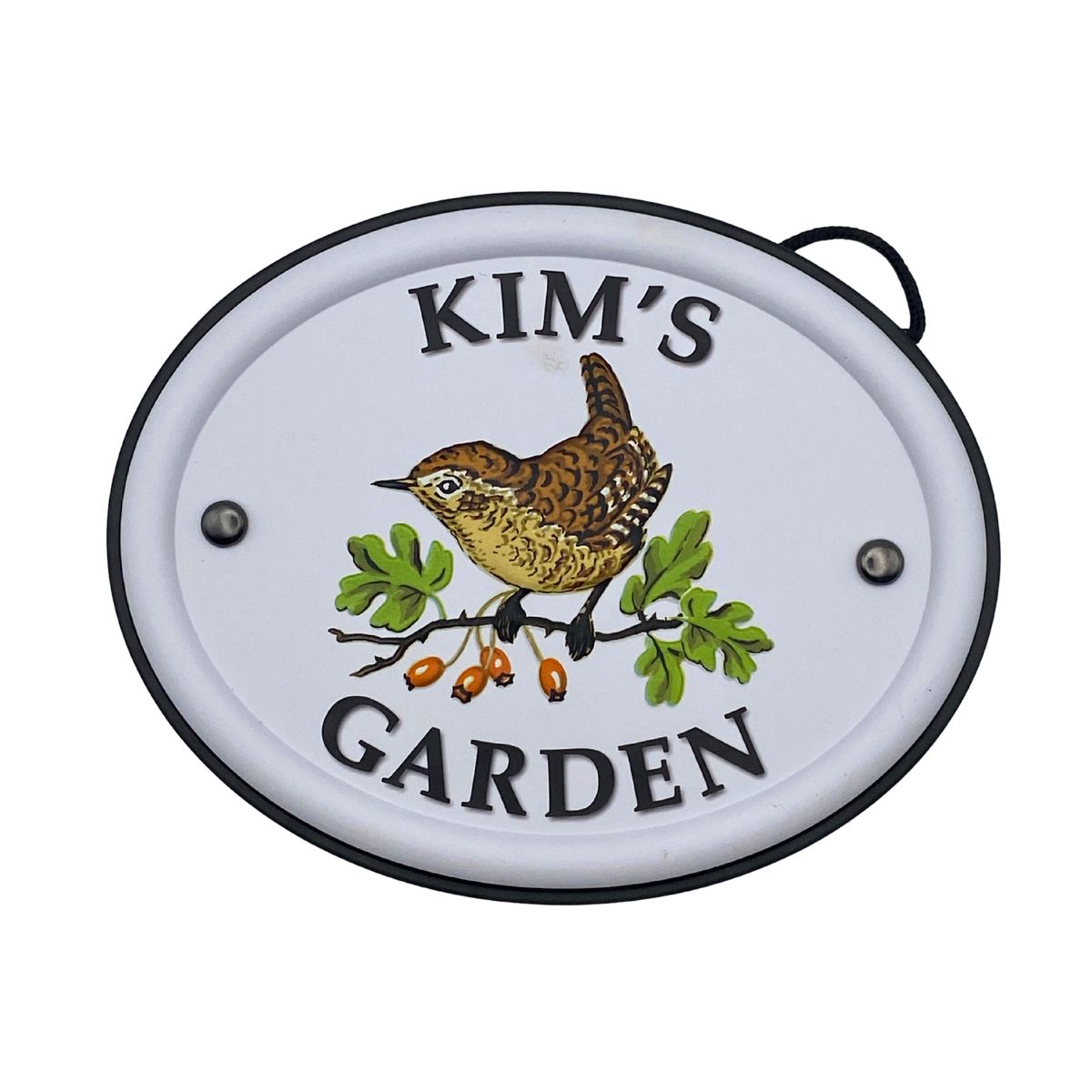 British Birds Decorative Garden Sign - Kim