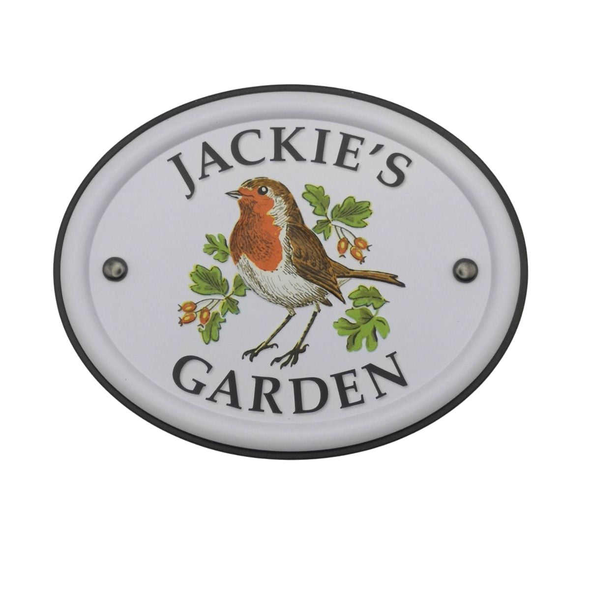 British Birds Decorative Garden Sign - Jackie