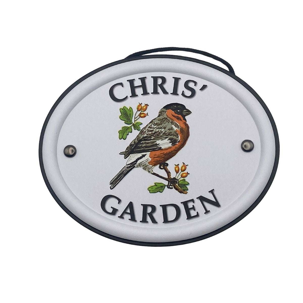 British Birds Decorative Garden Sign - Chris