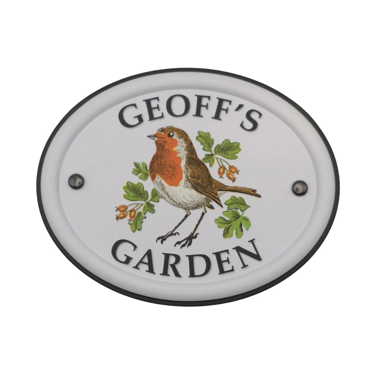 British Birds Decorative Garden Sign - Geoff