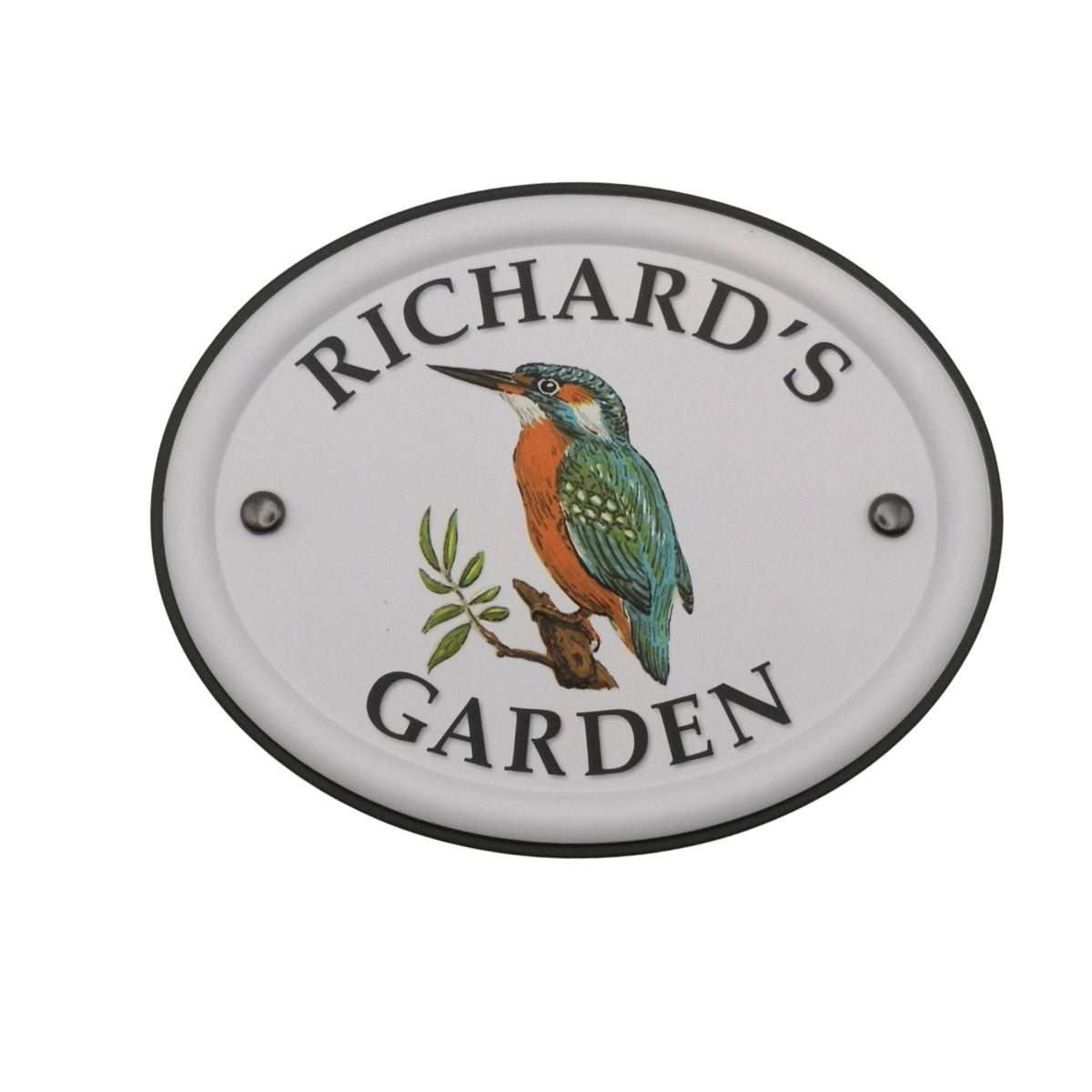 British Birds Decorative Garden Sign - Richard