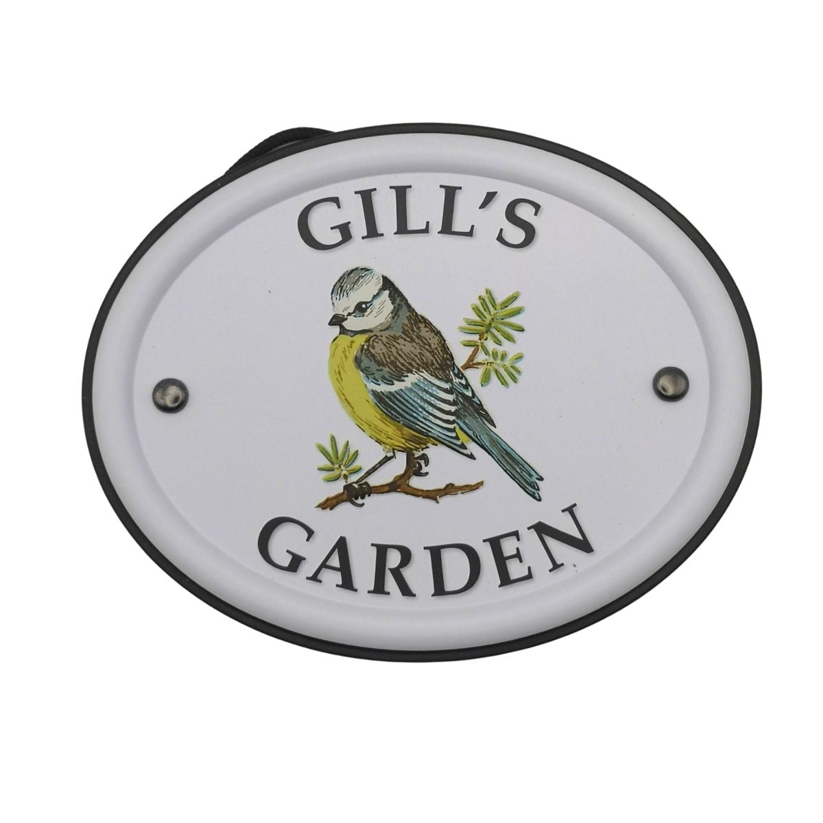 British Birds Decorative Garden Sign - Gill