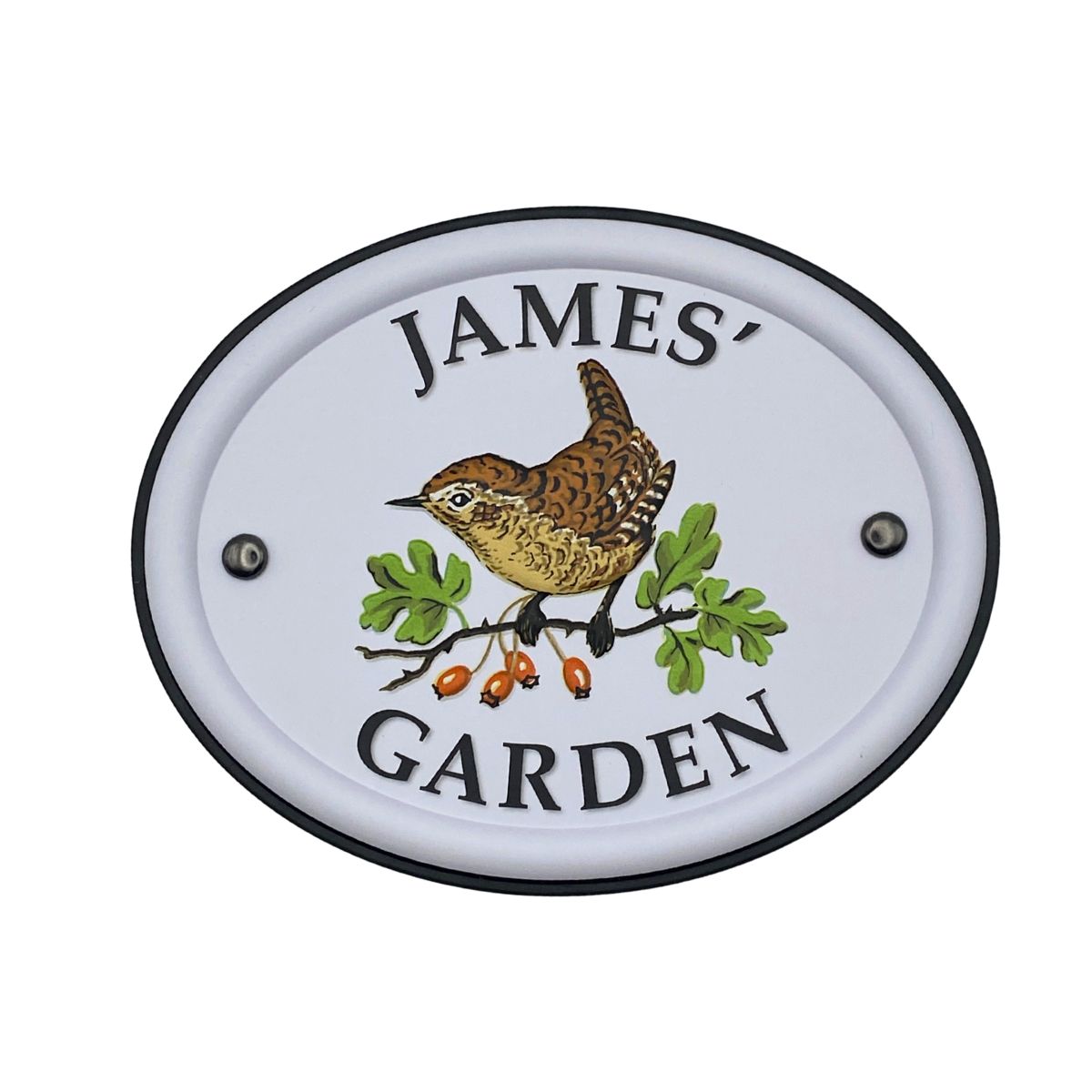 British Birds Decorative Garden Sign - James