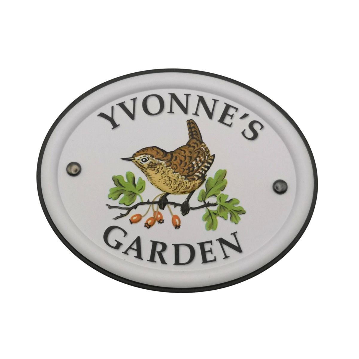 British Birds Decorative Garden Sign - Yvonne