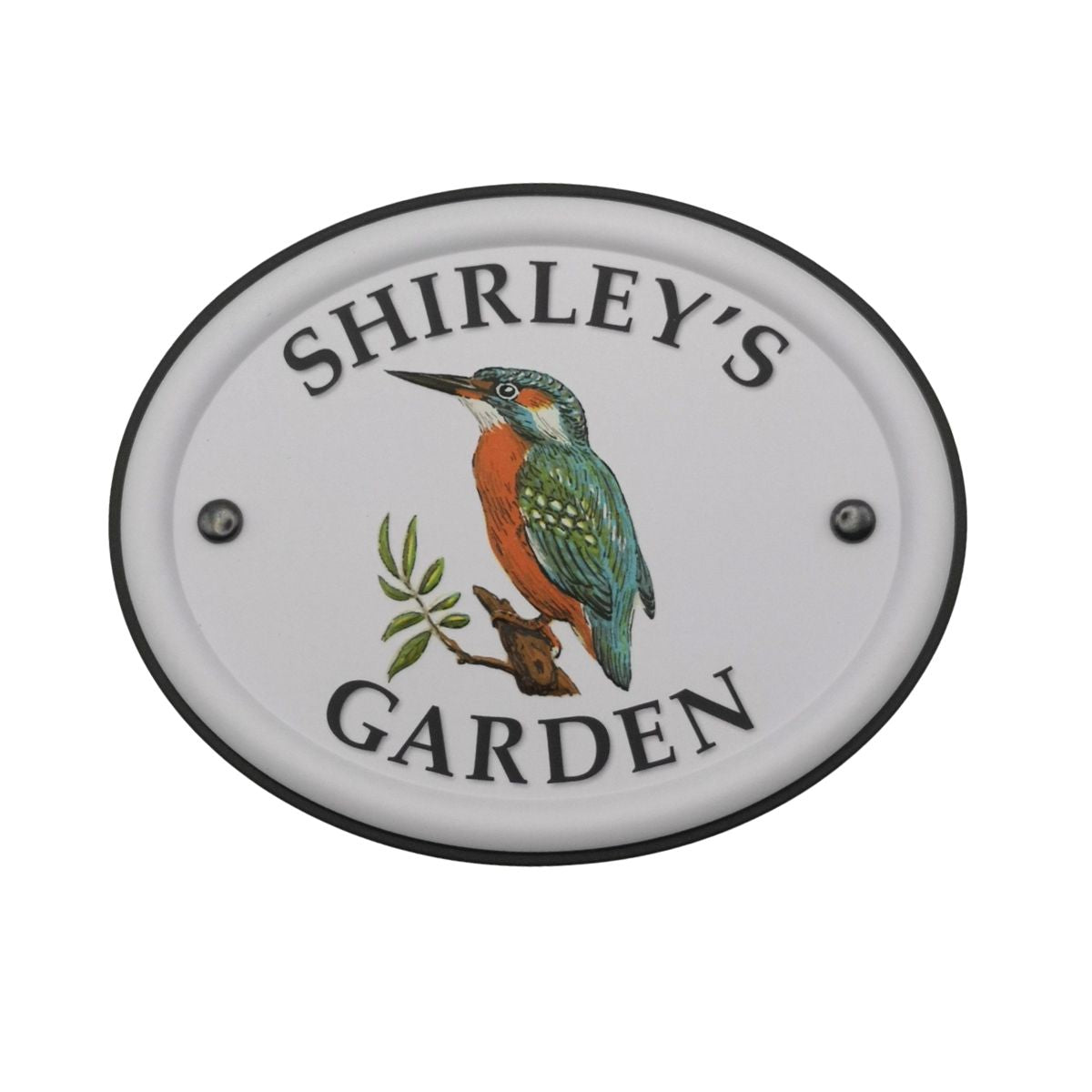 British Birds Decorative Garden Sign - Shirley