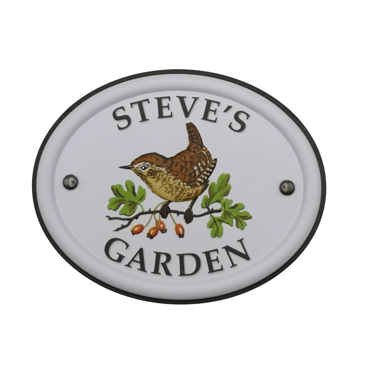 British Birds Decorative Garden Sign - Steve