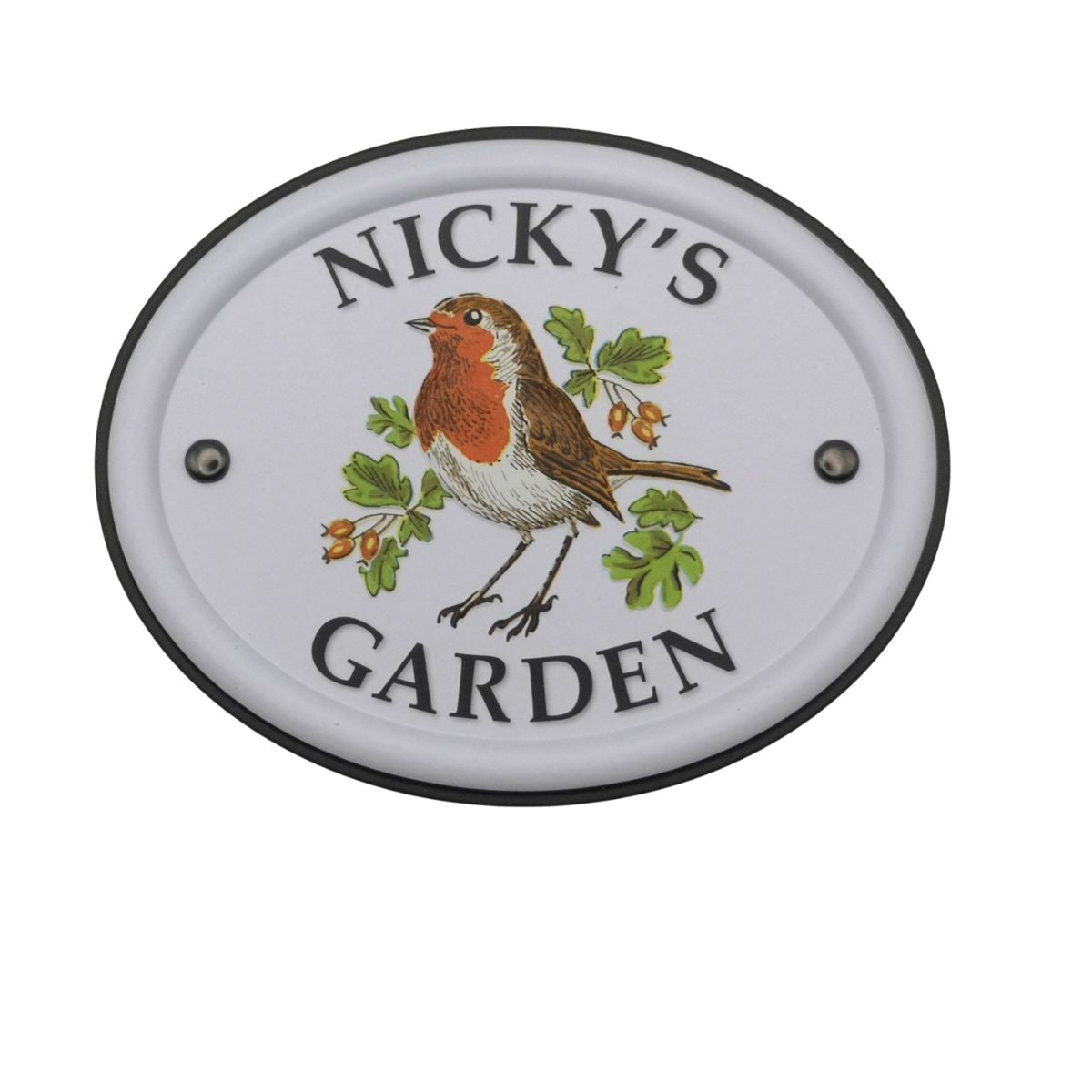 British Birds Decorative Garden Sign - Nicky