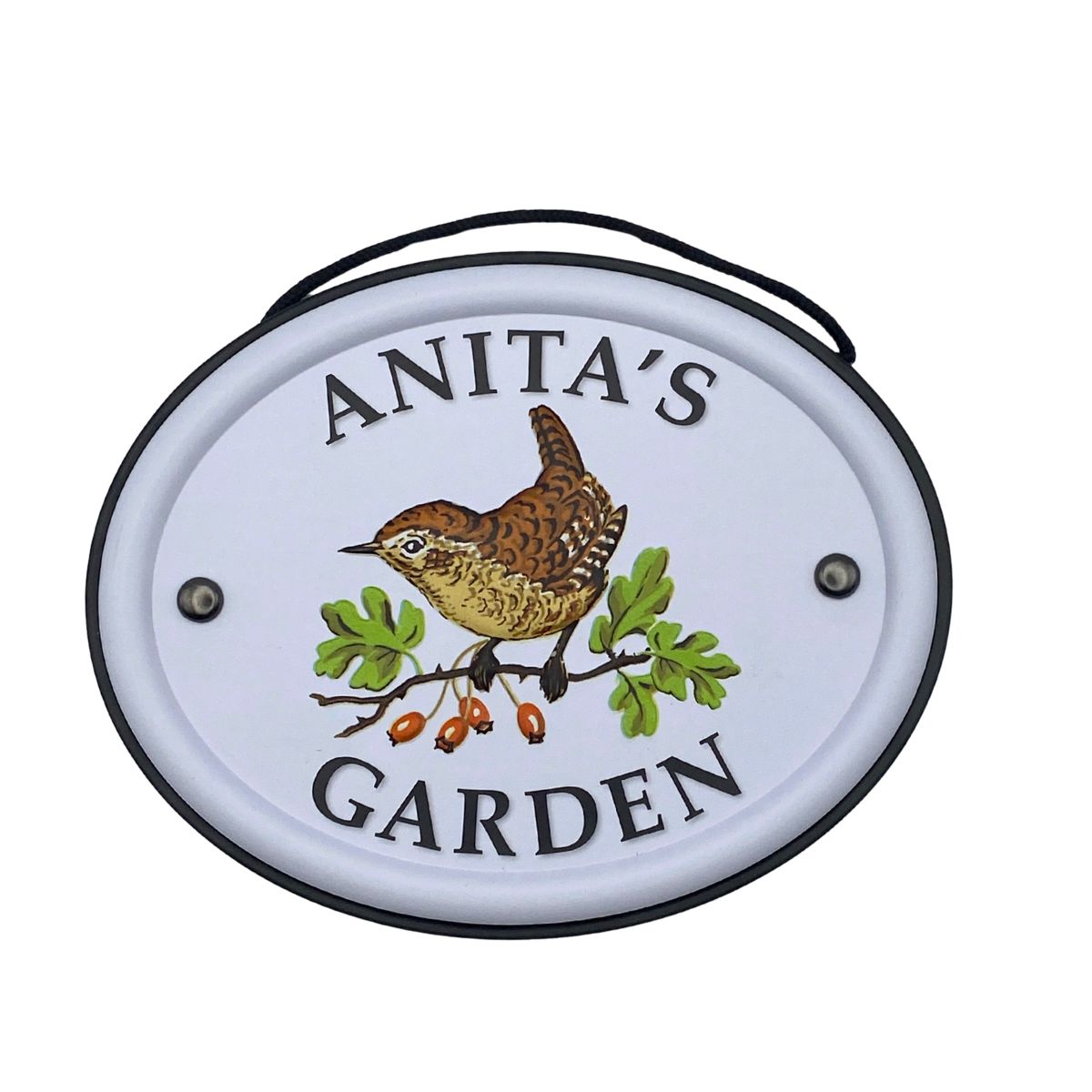 British Birds Decorative Garden Sign - Anita