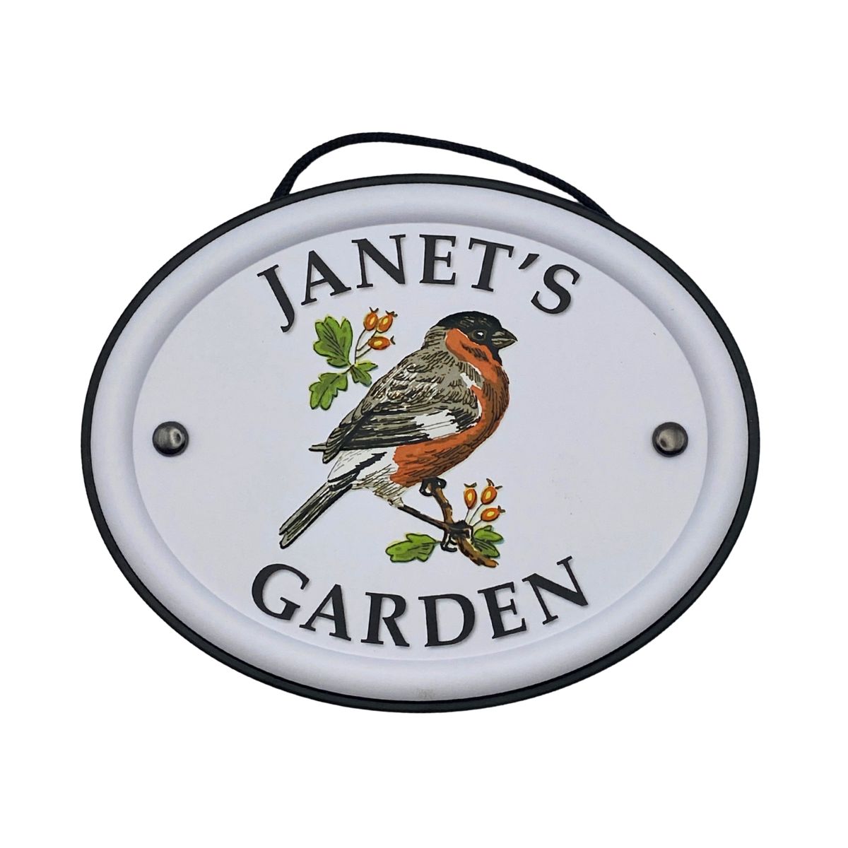 British Birds Decorative Garden Sign - Janet