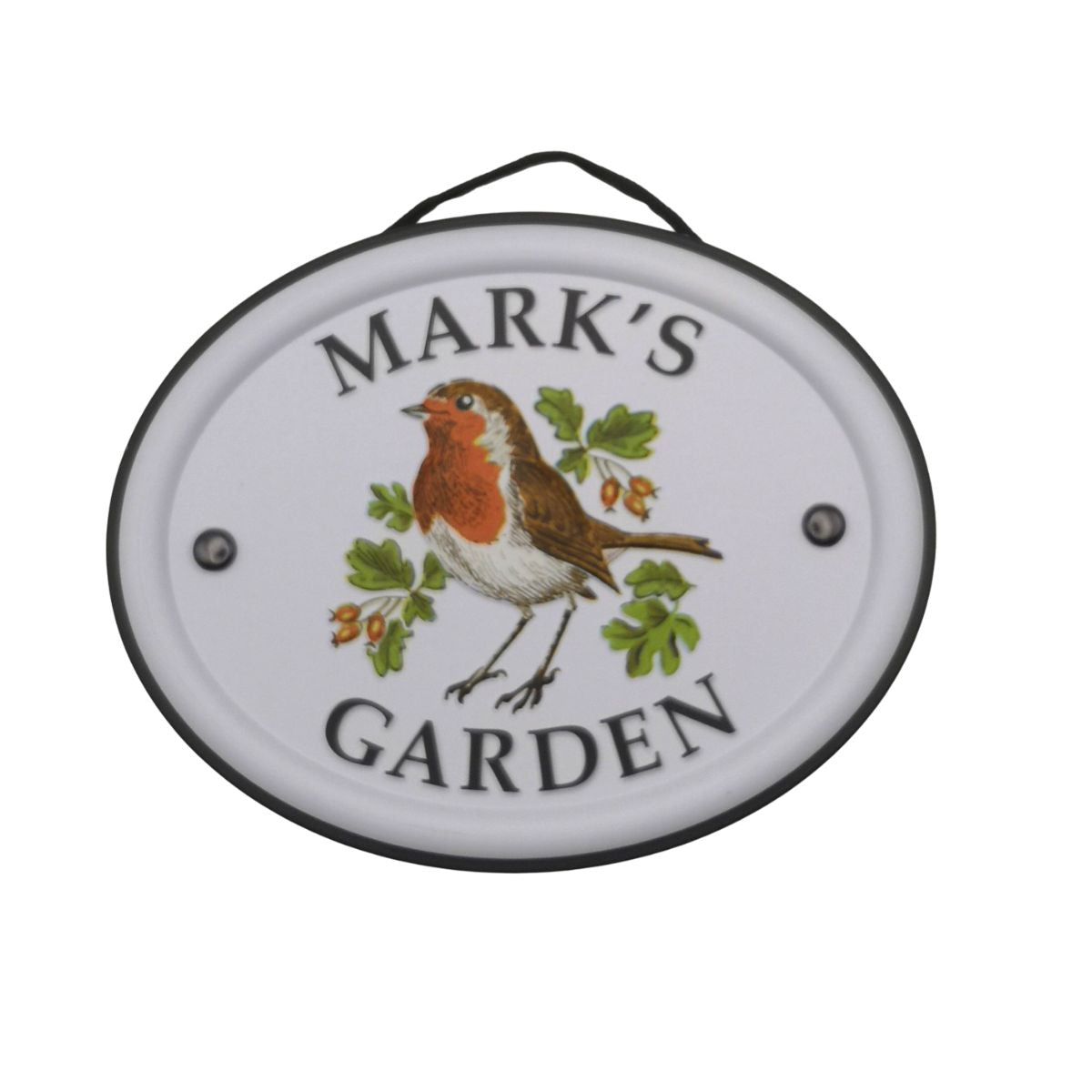 British Birds Decorative Garden Sign - Mark