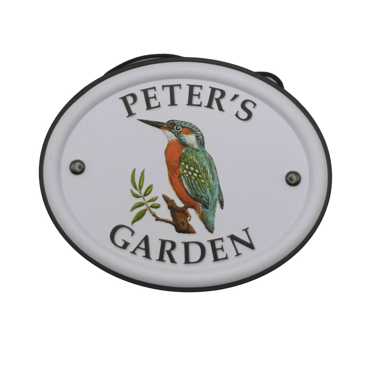 British Birds Decorative Garden Sign - Peter