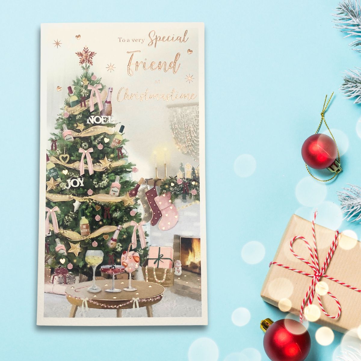 Friend Christmas Card - Essence Tree