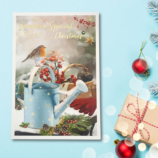 Someone Special Christmas Card - Essence Robin