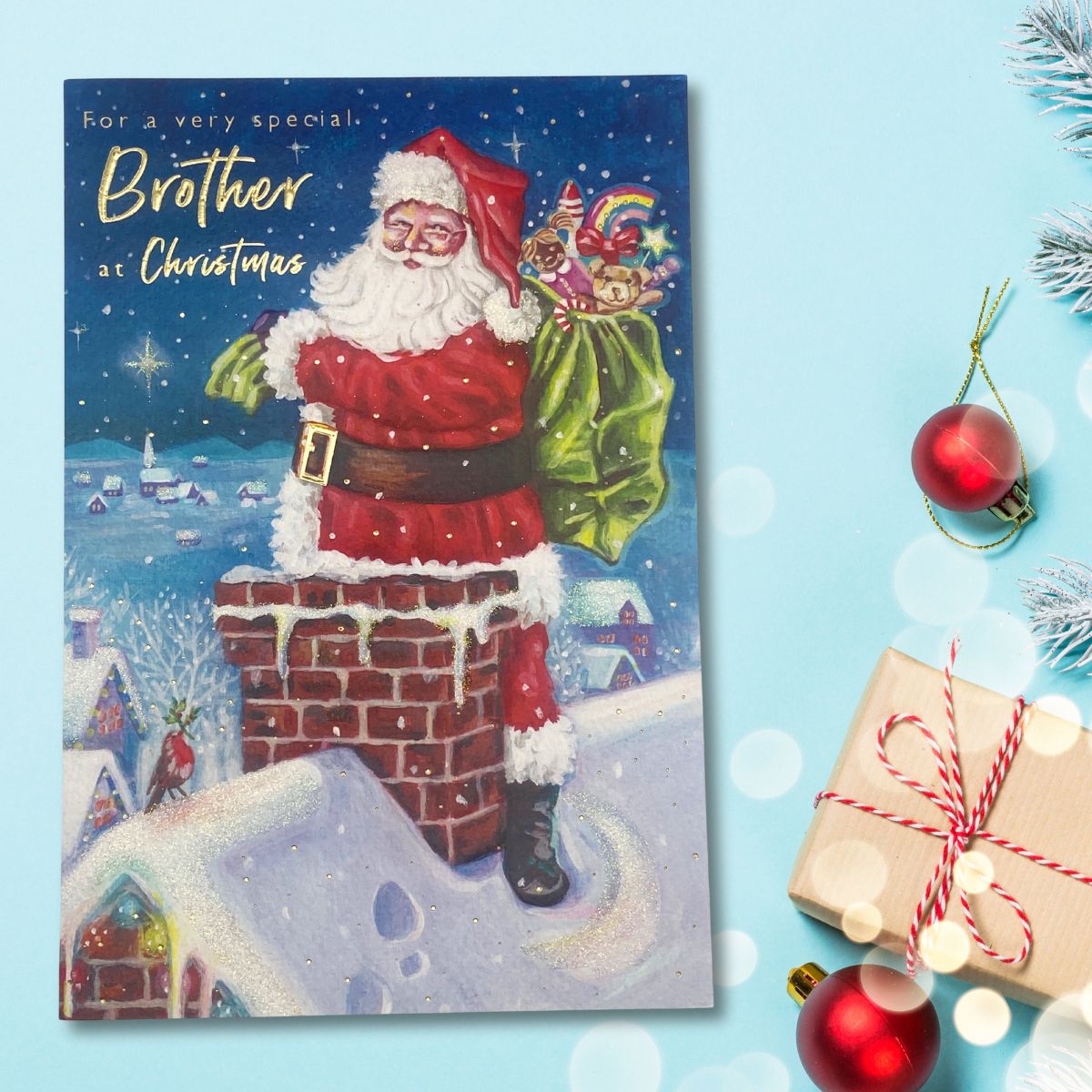 Brother Christmas Card - Just For You