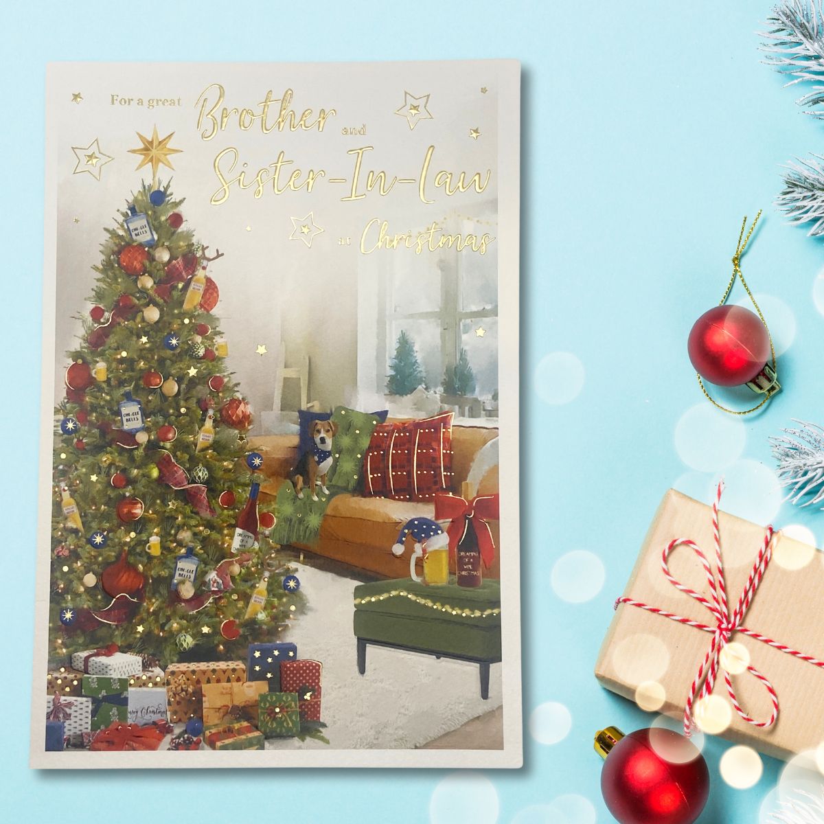 Brother & Sister-In-Law Christmas Card - Essence