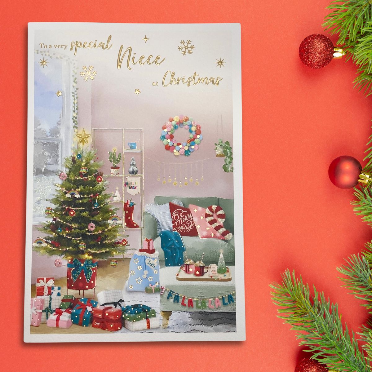 Niece Christmas Card - Essence