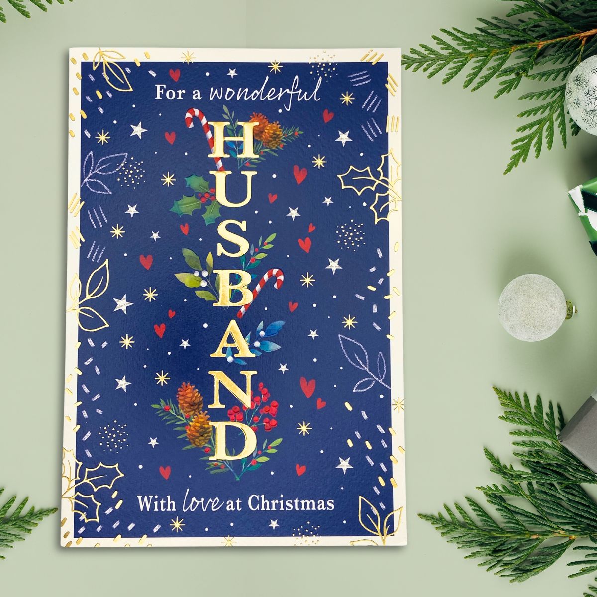 Husband Christmas Card - Most Especially For You