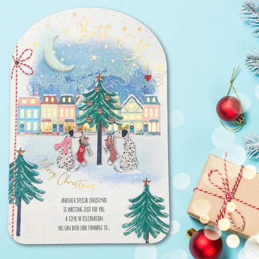 Both Of You Christmas Card - Wishing Well