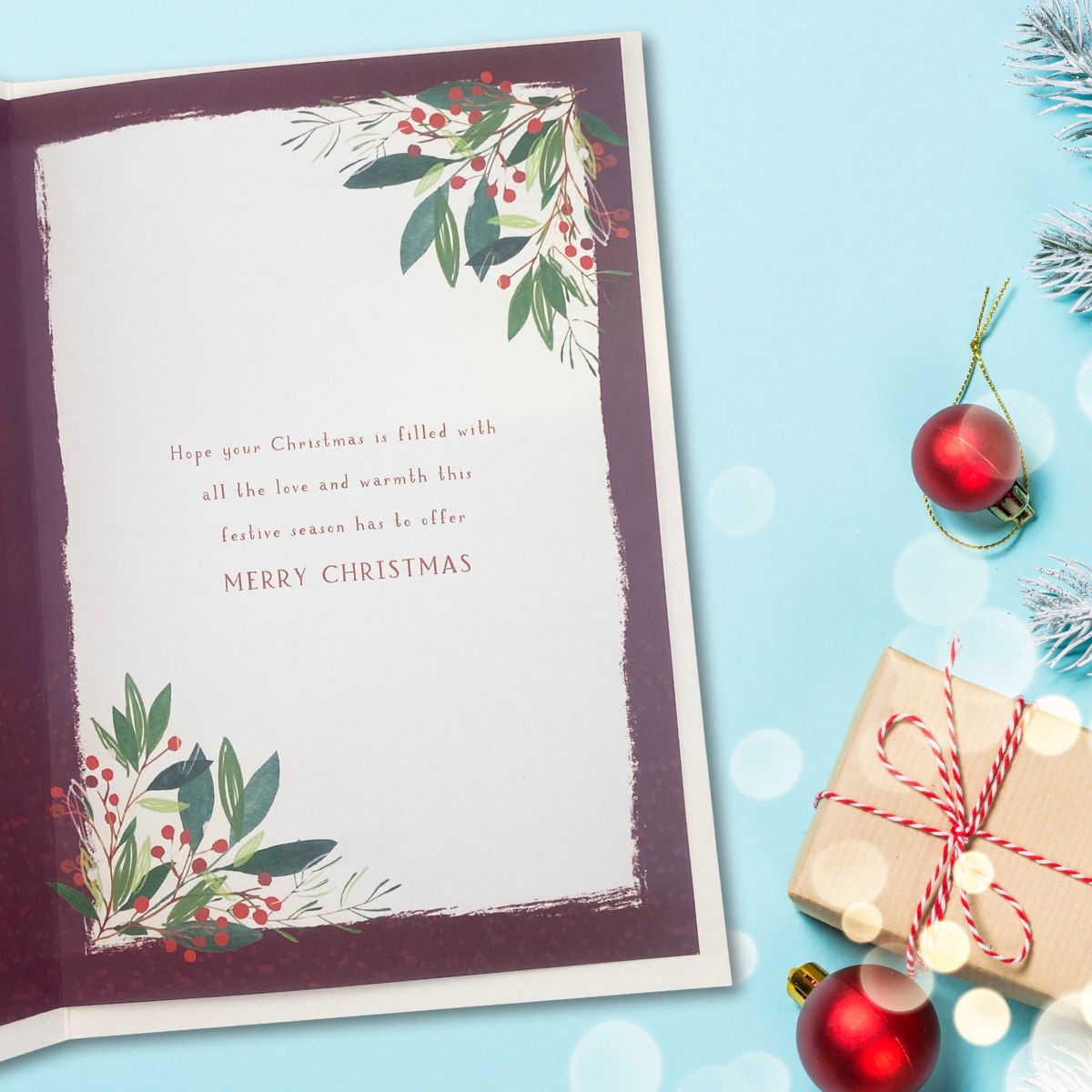 Brother & Sister-In-Law Christmas Card - Skylight