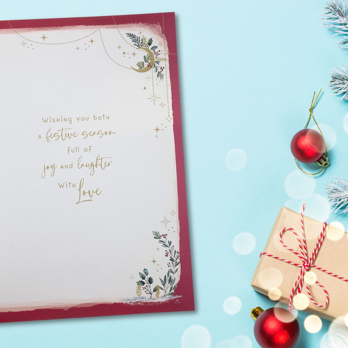 Brother & Partner Christmas Card - Me To You Bears