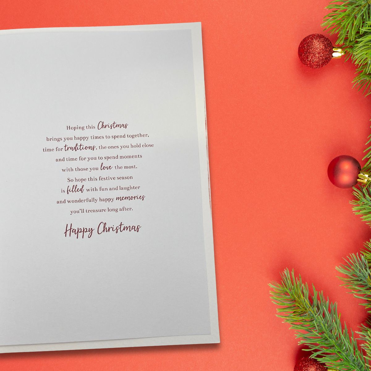 Sister & Family Christmas Card - Essence