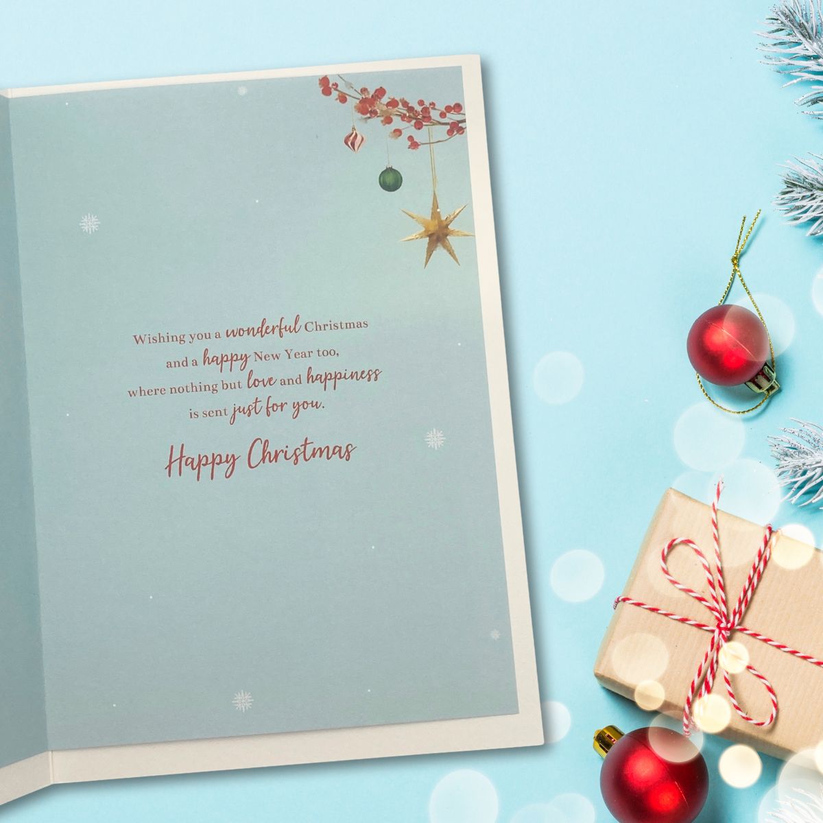 Friend Christmas Card - Essence Robin