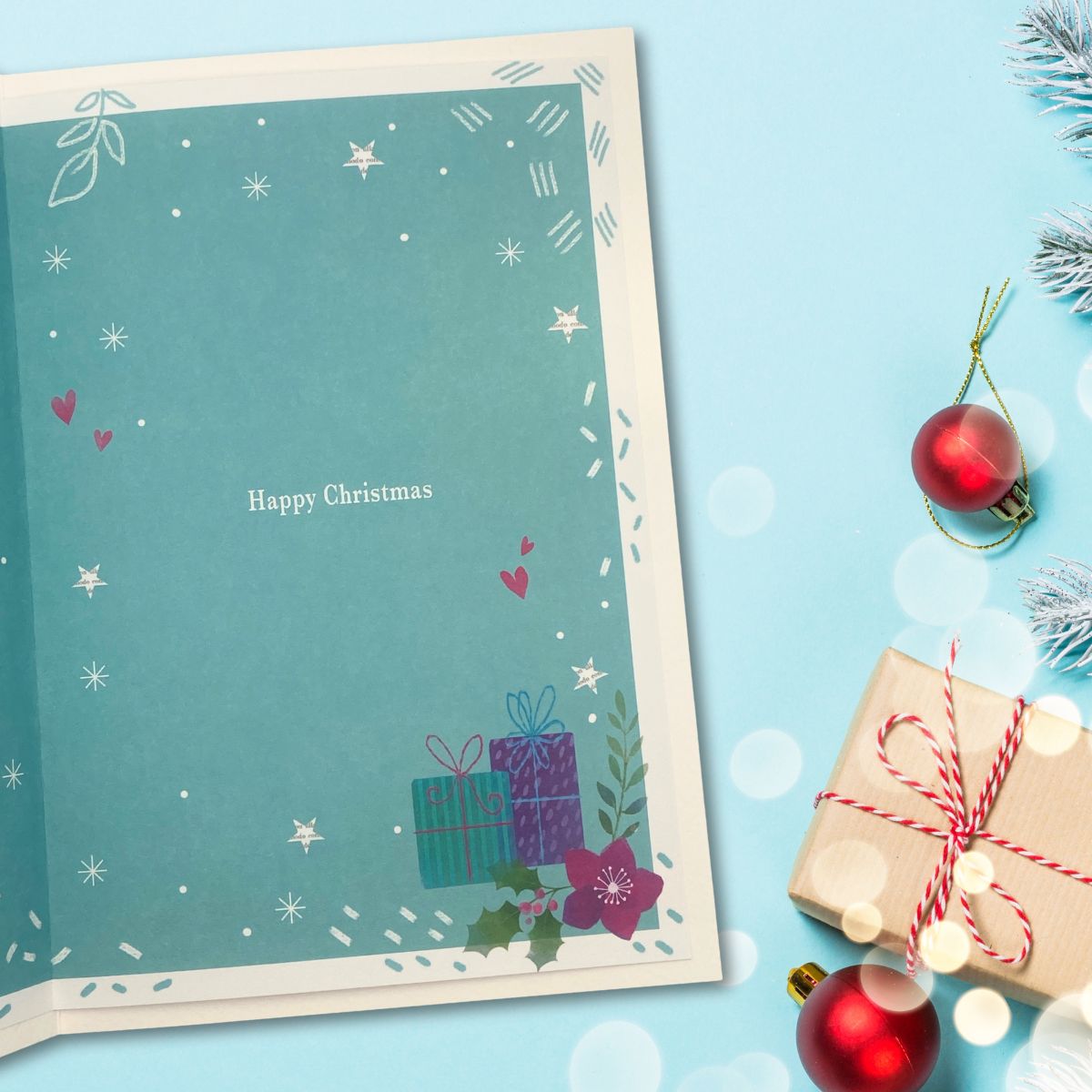 Both Of You Christmas Card - Most Especially For You