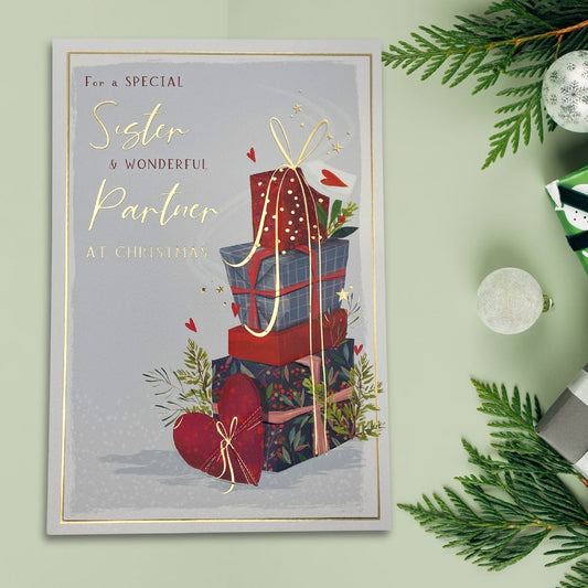 Sister & Partner Christmas Card - Skylight Gifts