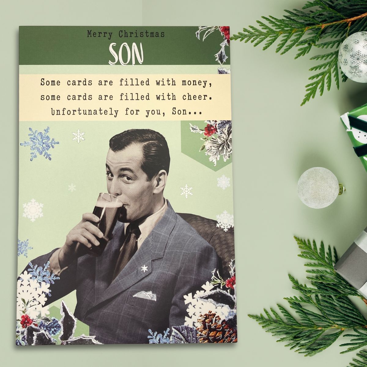 Son Christmas Card - Quitting Hollywood Humour