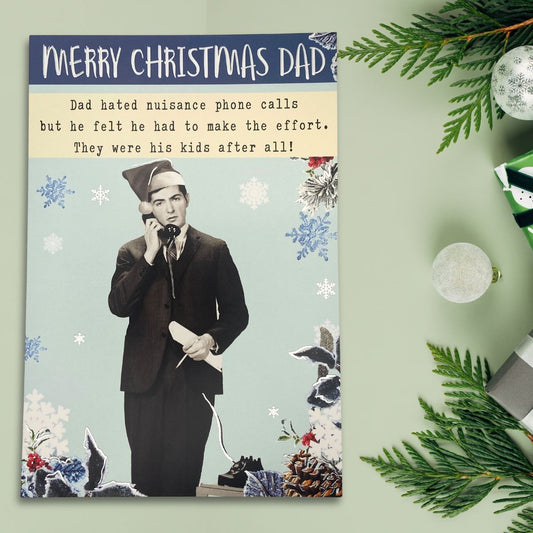Dad Christmas Card - Quitting Hollywood Humour