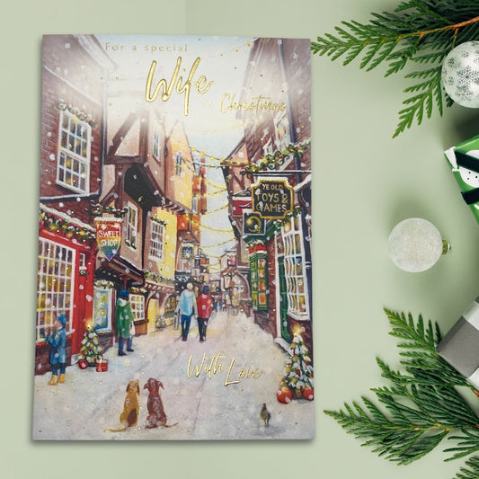 Wife Christmas Card - Just For You