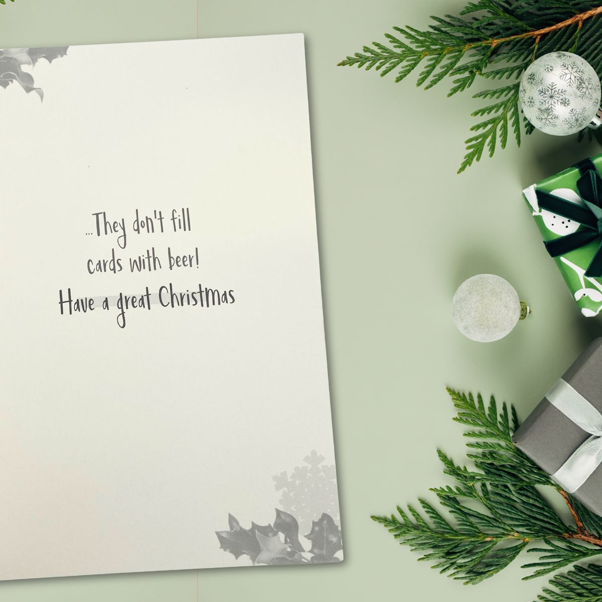 Son Christmas Card - Quitting Hollywood Humour