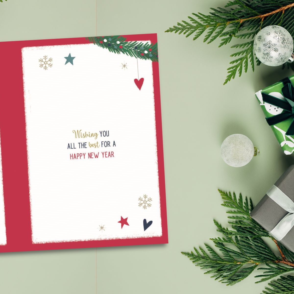 Happy New Year Card - Pavilion Fizz