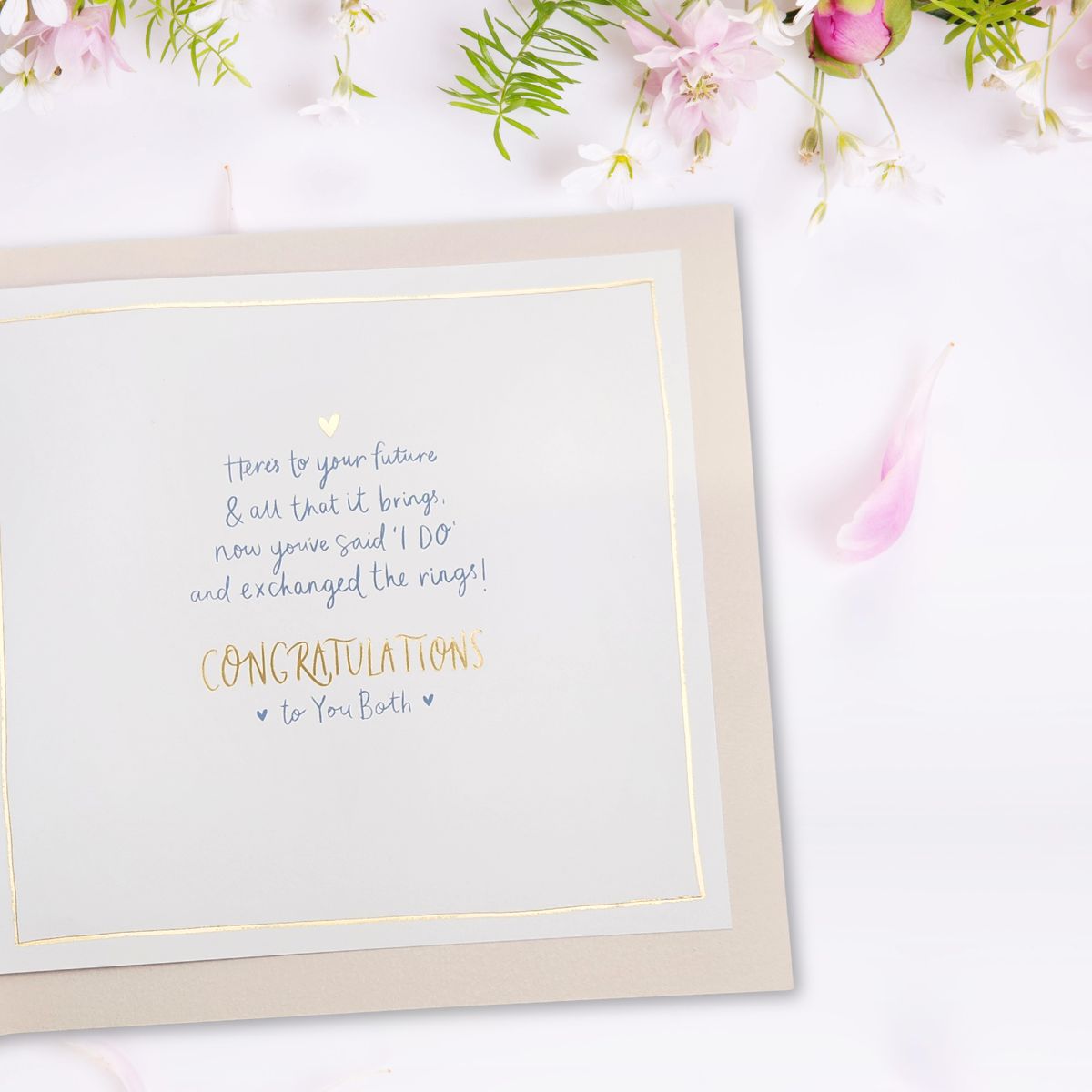 Wedding Day Card - Mr & Mrs Dress & Shoes