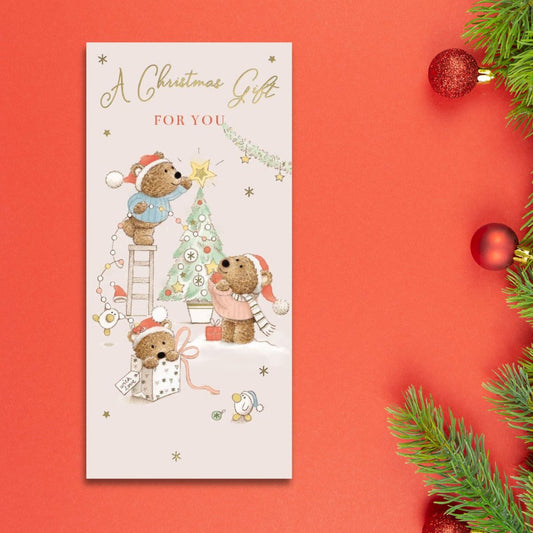 Money Wallet Christmas - Barley Bear