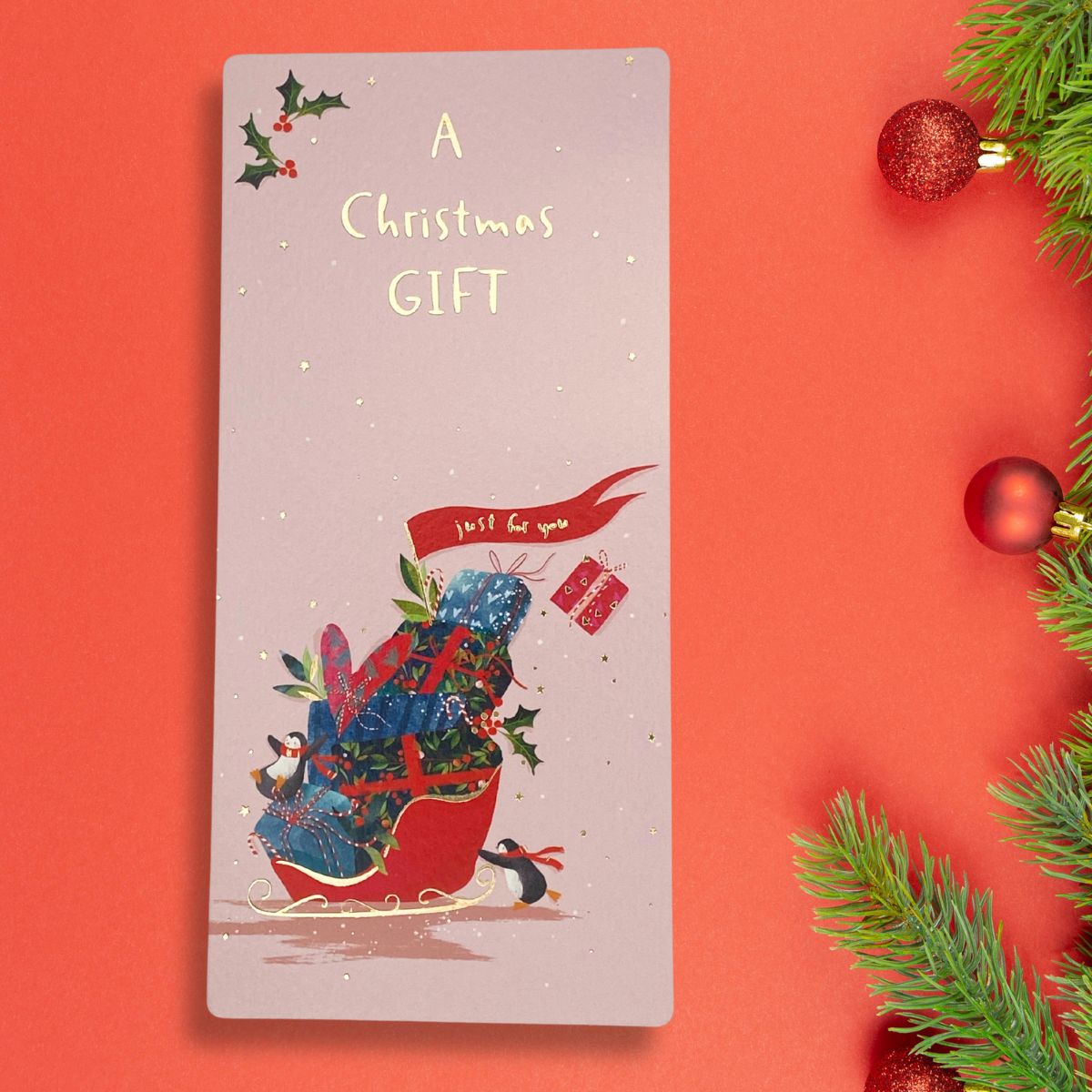 Money Wallet Christmas - Skylight Sleigh